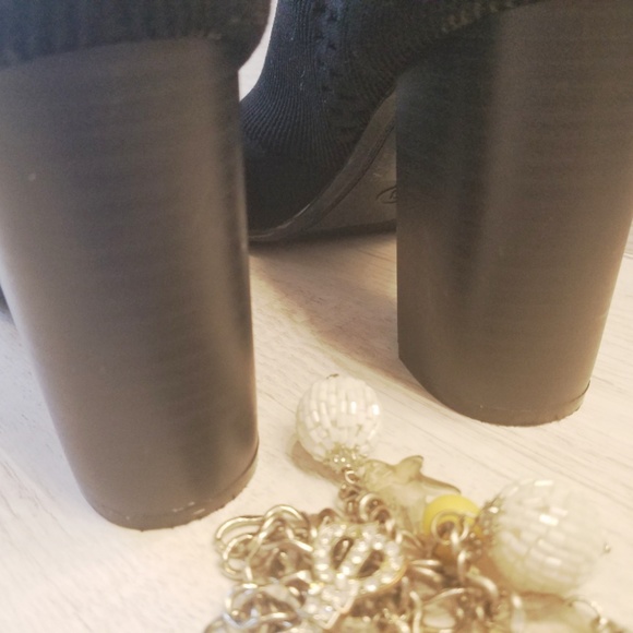 FLORENTINA KNIT SOCK OPEN TOE BOOTIE SIZE 8 - Picture 5 of 8